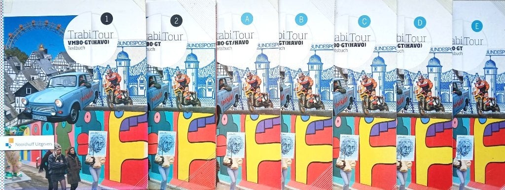 TRABITOUR 3e editie 1+2 VMBO-HAVO DUITS Tekst/Werkboeken SET, Duits, Ophalen of Verzenden, Noordhoff Uitgevers, Gelezen