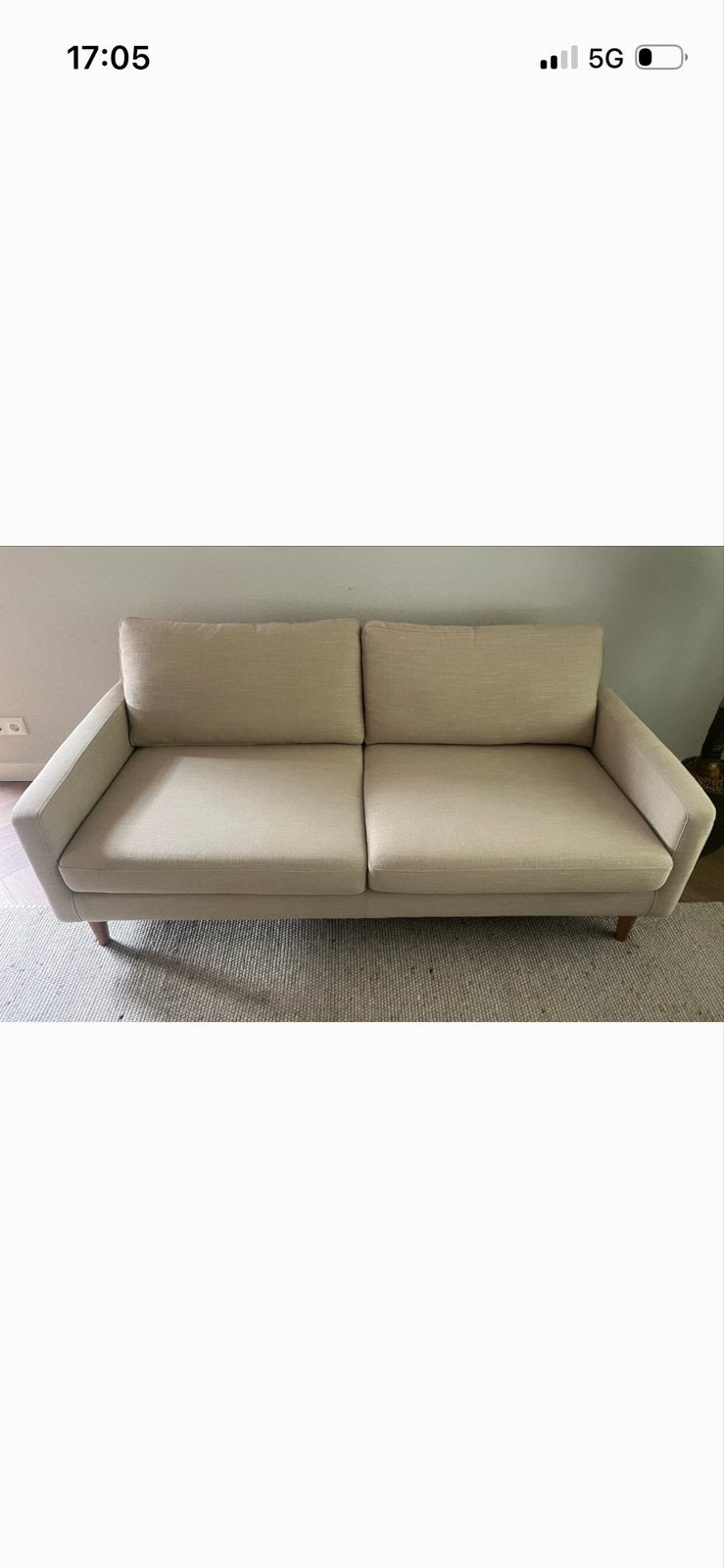 bank van Sofa Company, Ophalen, Tweepersoons, 75 tot 100 cm, Zo goed als nieuw