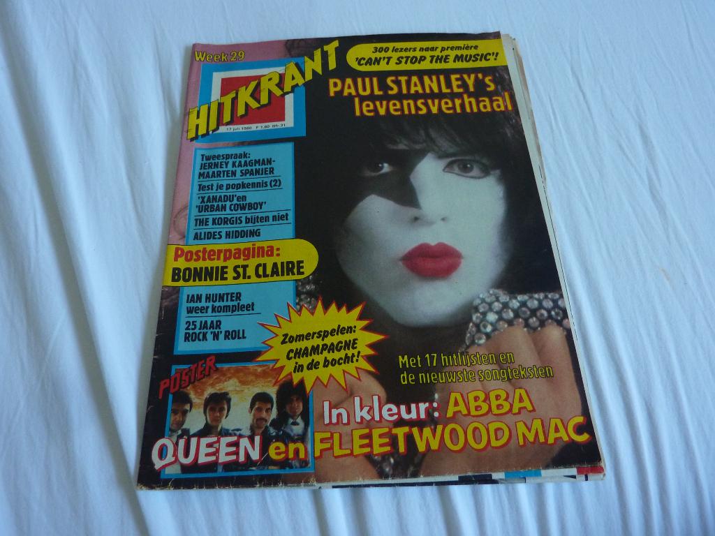 HITKRANT NR 29 1980-KISS-QUEEN-  CLAIRE-ABBA-FLEETWOOD MAC, Verzamelen, Verzenden, 1980 tot heden, Tijdschrift