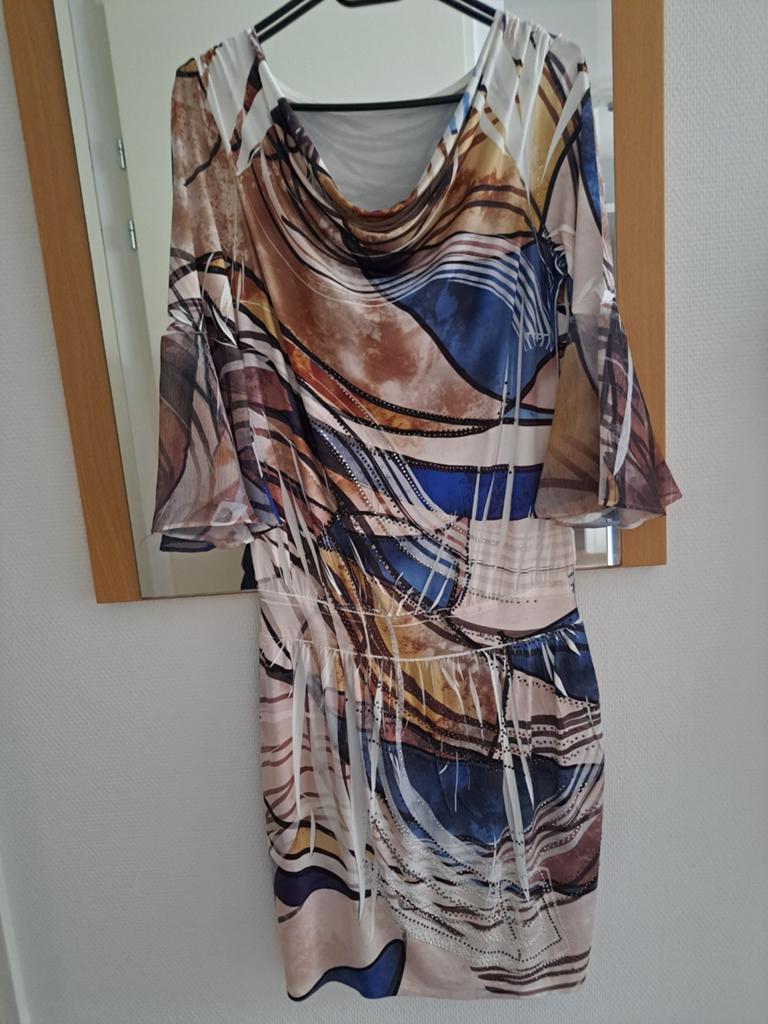 Feestjurk , boothals 38, Kleding | Dames, Jurken, Ophalen of Verzenden, Zo goed als nieuw, Maat 38/40 (M)
