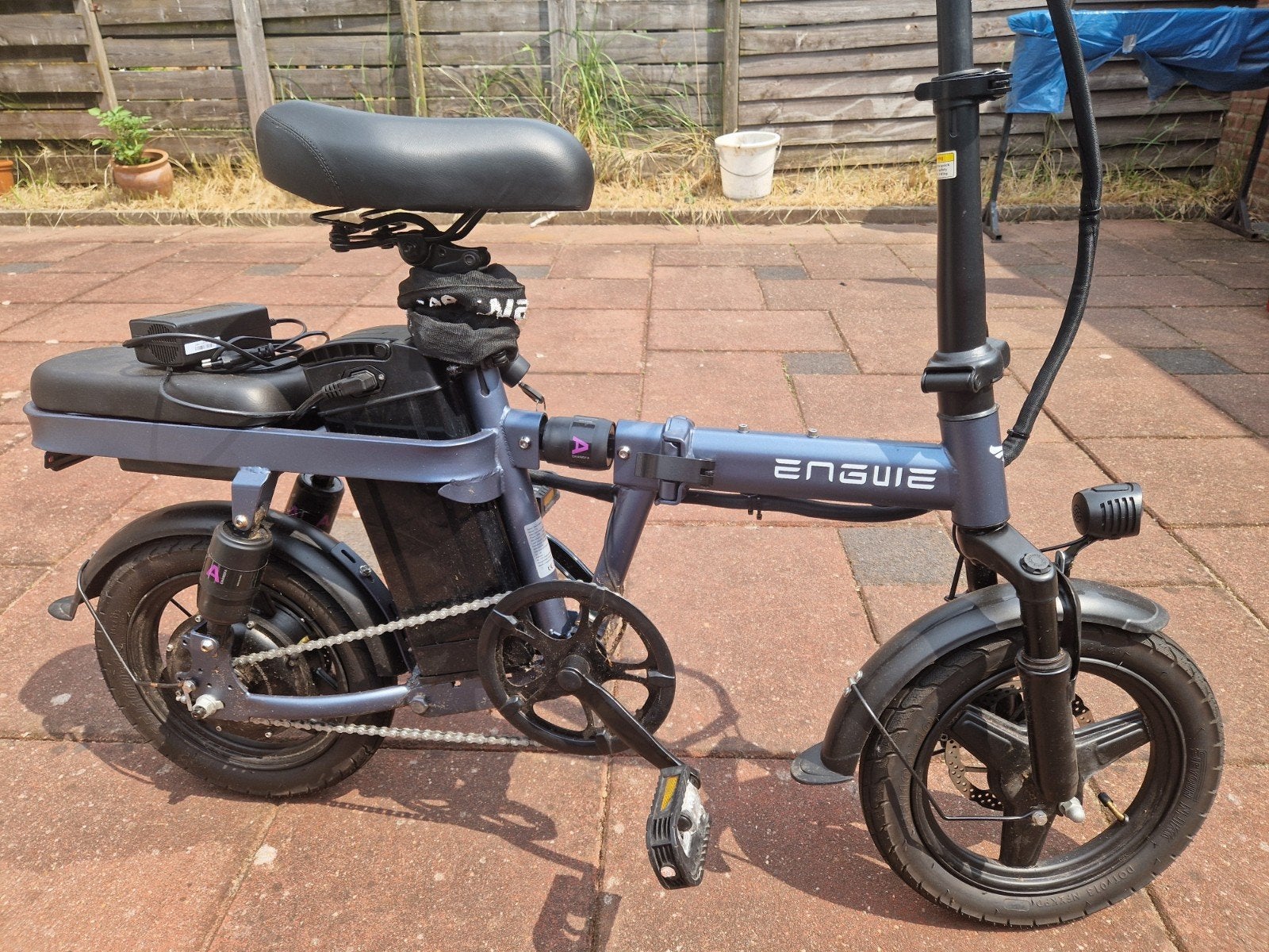 Engwe opvouwbare elektrische fiets, Overige merken, Gebruikt, Ophalen of Verzenden, Minder dan 47 cm