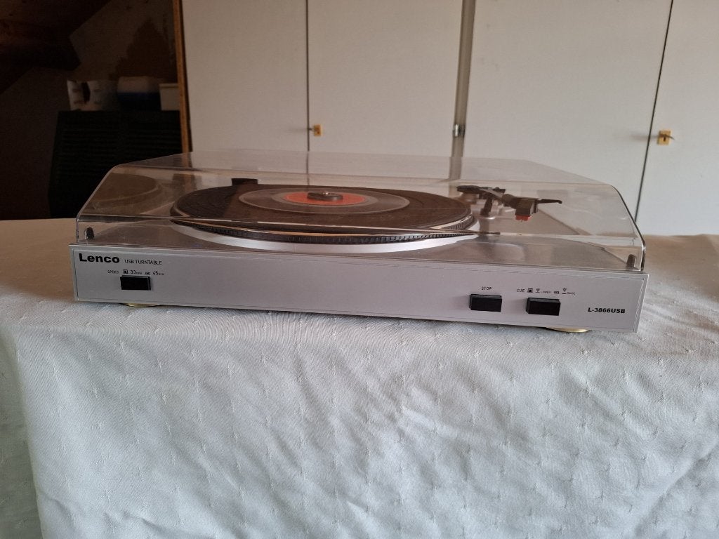 Lenco Platenspeler L3866 USB, Zo goed als nieuw, USB-aansluiting, Platenspeler, Ophalen