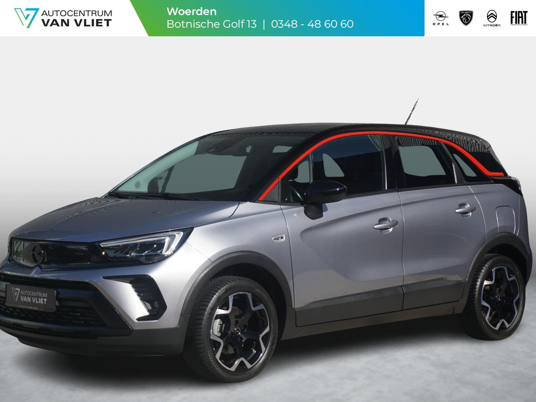Opel Crossland 1.2 Turbo GS Line | 130pk! | All-season | Car, Auto's, Gebruikt, 1199 cc, Bedrijf, Handgeschakeld