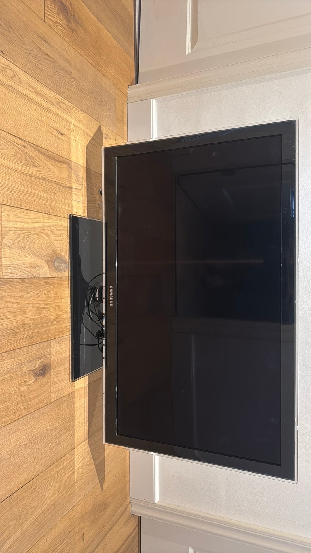 TV Samsung UE40C500QW, Ophalen, 50 Hz, Zo goed als nieuw, Samsung