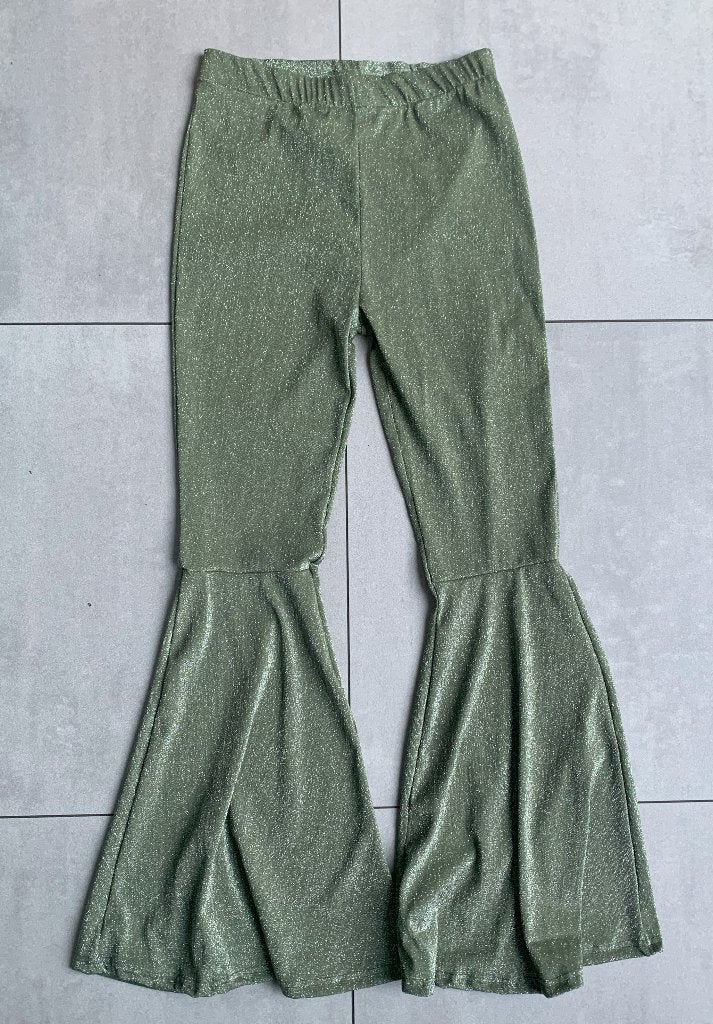 NIEUW Festival flared broek L extra lange pijp Party Feest, Kleding | Dames, Carnavalskleding en Feestkleding, Carnaval, Maat 42/44 (L)