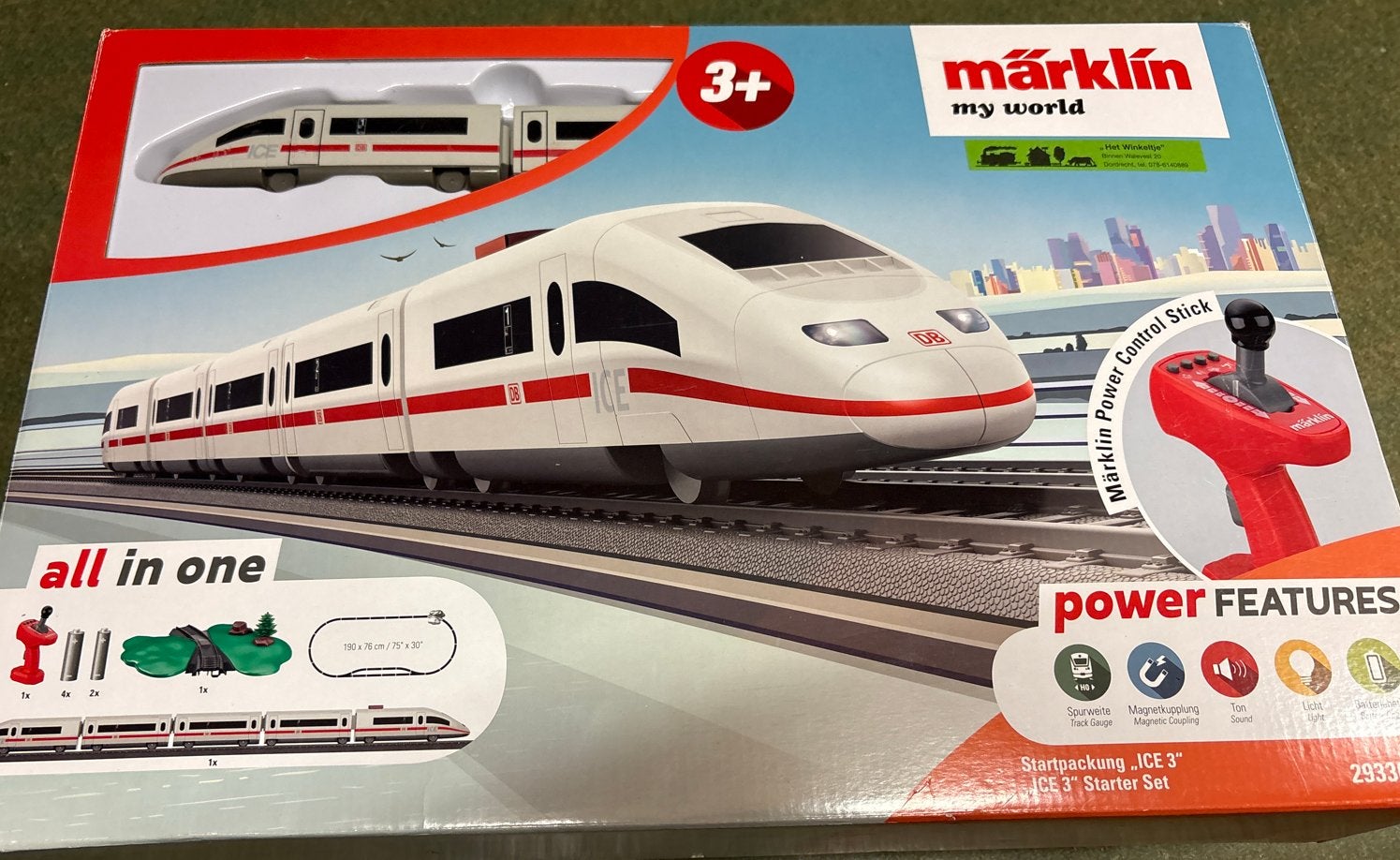 Märklin My World ICE 3 Starter Set - All-in-one Treinset, Wisselstroom, Treinset, Ophalen of Verzenden, Zo goed als nieuw