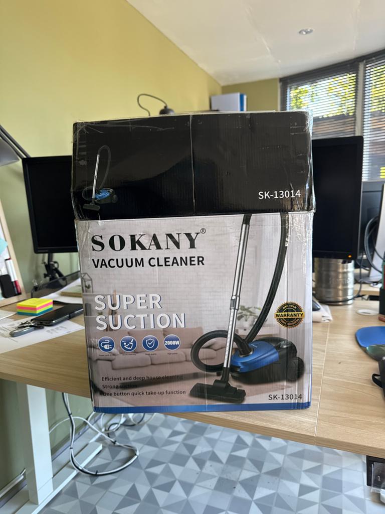 Nieuwe Sokany Stofzuiger 2000W - Compacte stofzuiger, Witgoed en Apparatuur, Stofzuigers, Overige merken, Nieuw, Ophalen of Verzenden