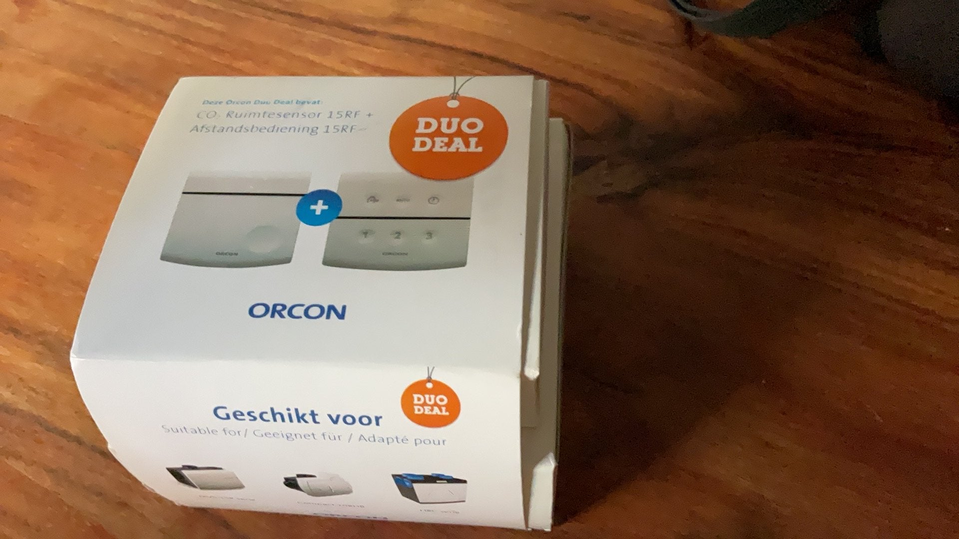 Orcon duodeal Co2 ruimtesensor 15 RF +afstandbediening 15 RF, Doe-het-zelf en Verbouw, Ventilatie en Afzuiging, Ophalen, Nieuw
