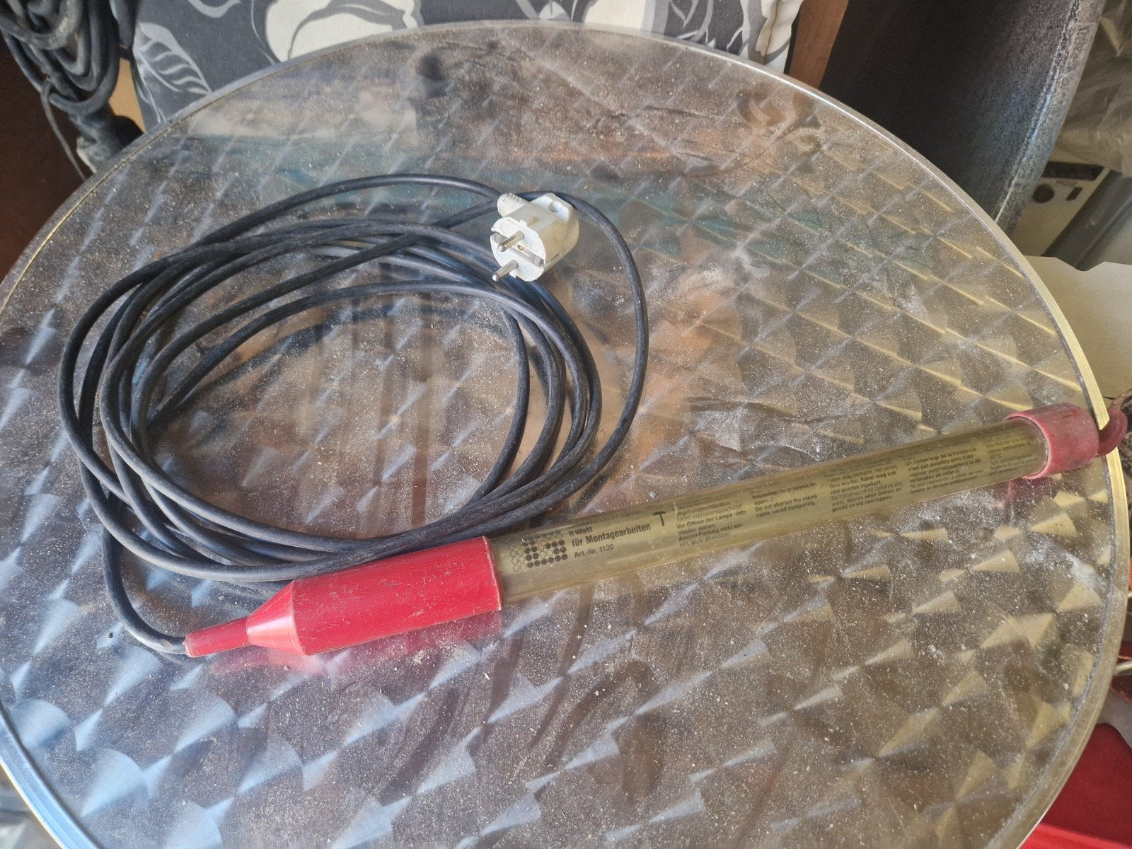 looplamp, Ophalen of Verzenden, Gebruikt, Lamp met armatuur