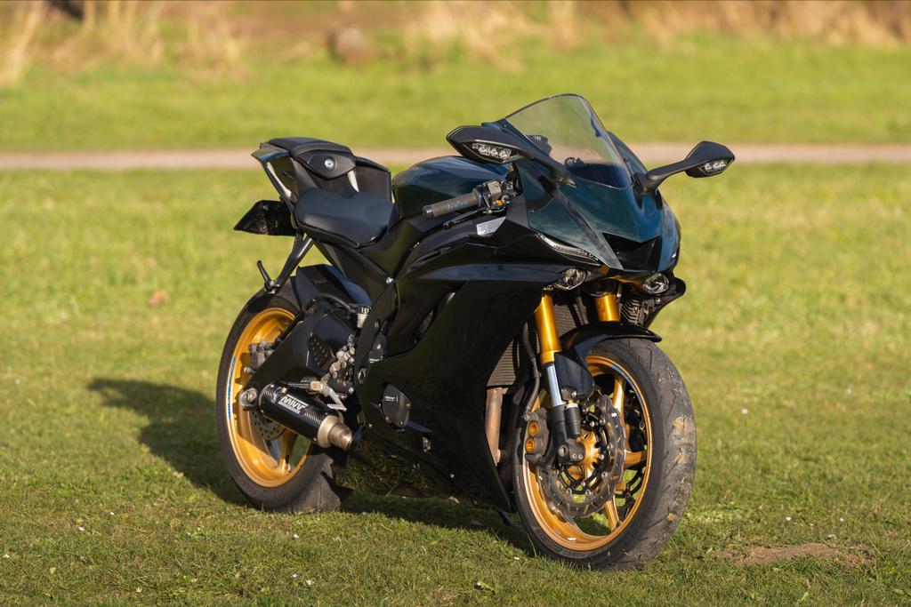 Yamaha YZF-R6 2008 A2 met RJ27 kappenset, Motoren, Sportuitlaat, 4 cilinders, Gebruikt, Super Sport