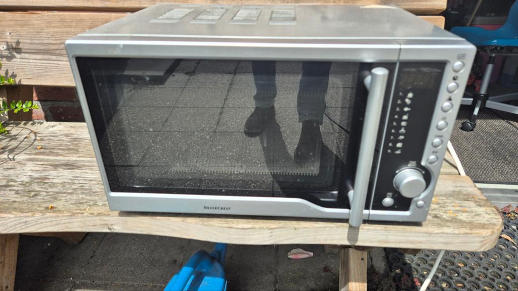 SilverCrest Combimagnetron - Grill & Hete Lucht, Ophalen, Combimagnetron, Gebruikt, Hete lucht