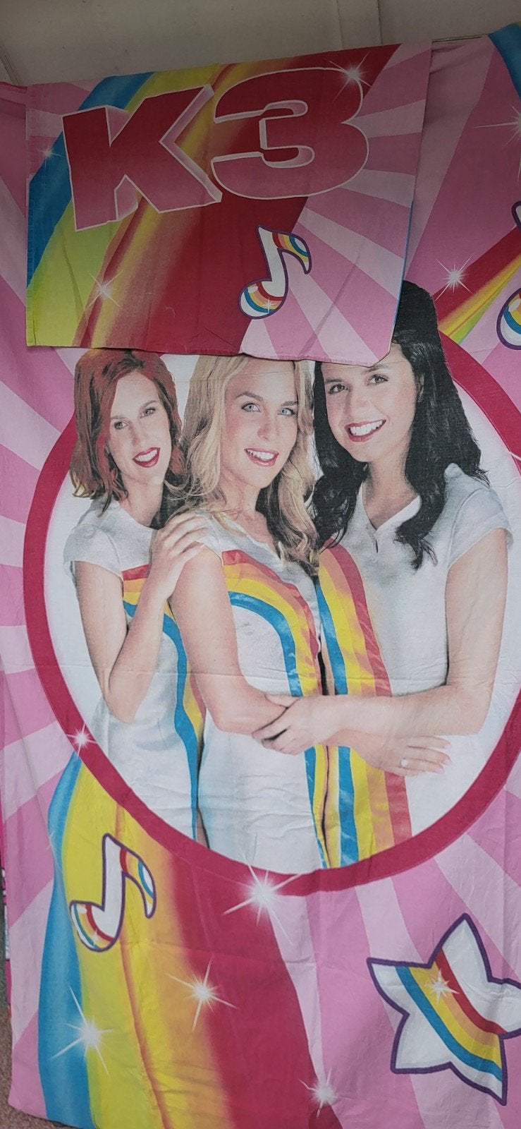 K3 dekbedovertrek 140x200cm en kussensloop, Gebruikt, Meisje, Dekbedovertrek, Ophalen of Verzenden
