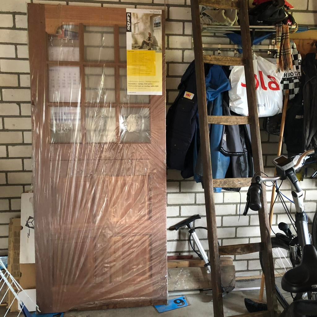 Deur, Doe-het-zelf en Verbouw, Deuren en Horren, 80 tot 100 cm, Nieuw, Ophalen of Verzenden, Buitendeur