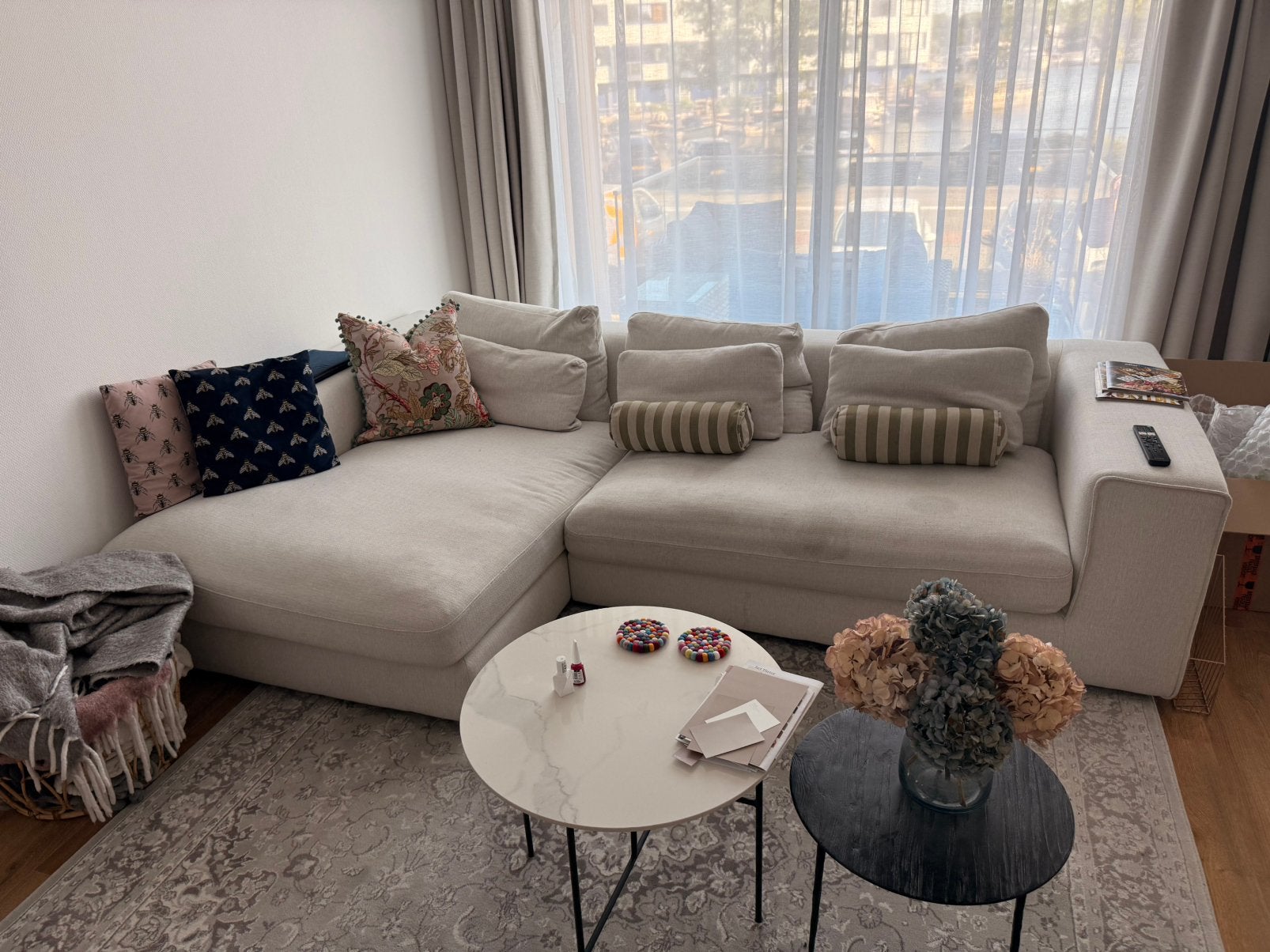 Loungebank, Ophalen, Zo goed als nieuw, Stof