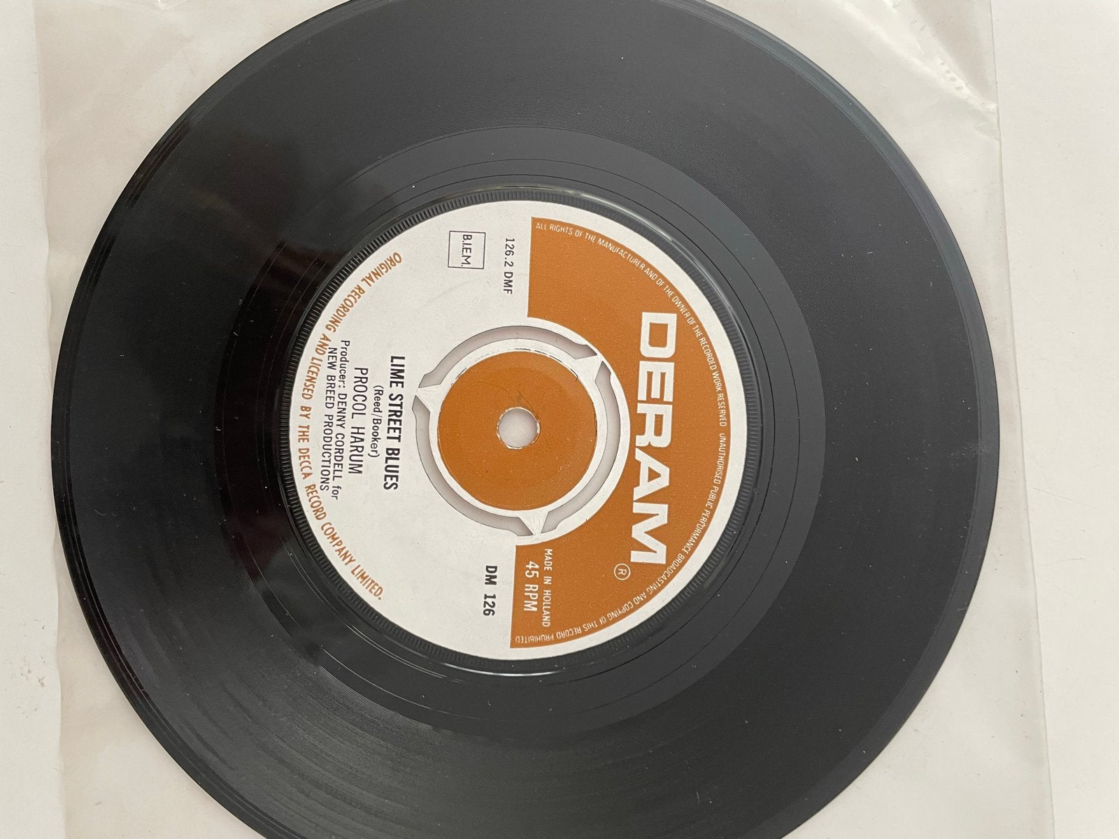 Procol Harum - A Whiter Shade of Pale / Lime Street Blues, Ophalen of Verzenden, Gebruikt, Rock en Metal