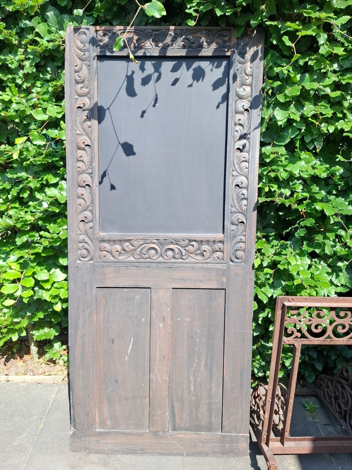 Brocante paneel met schoolbord, Ophalen