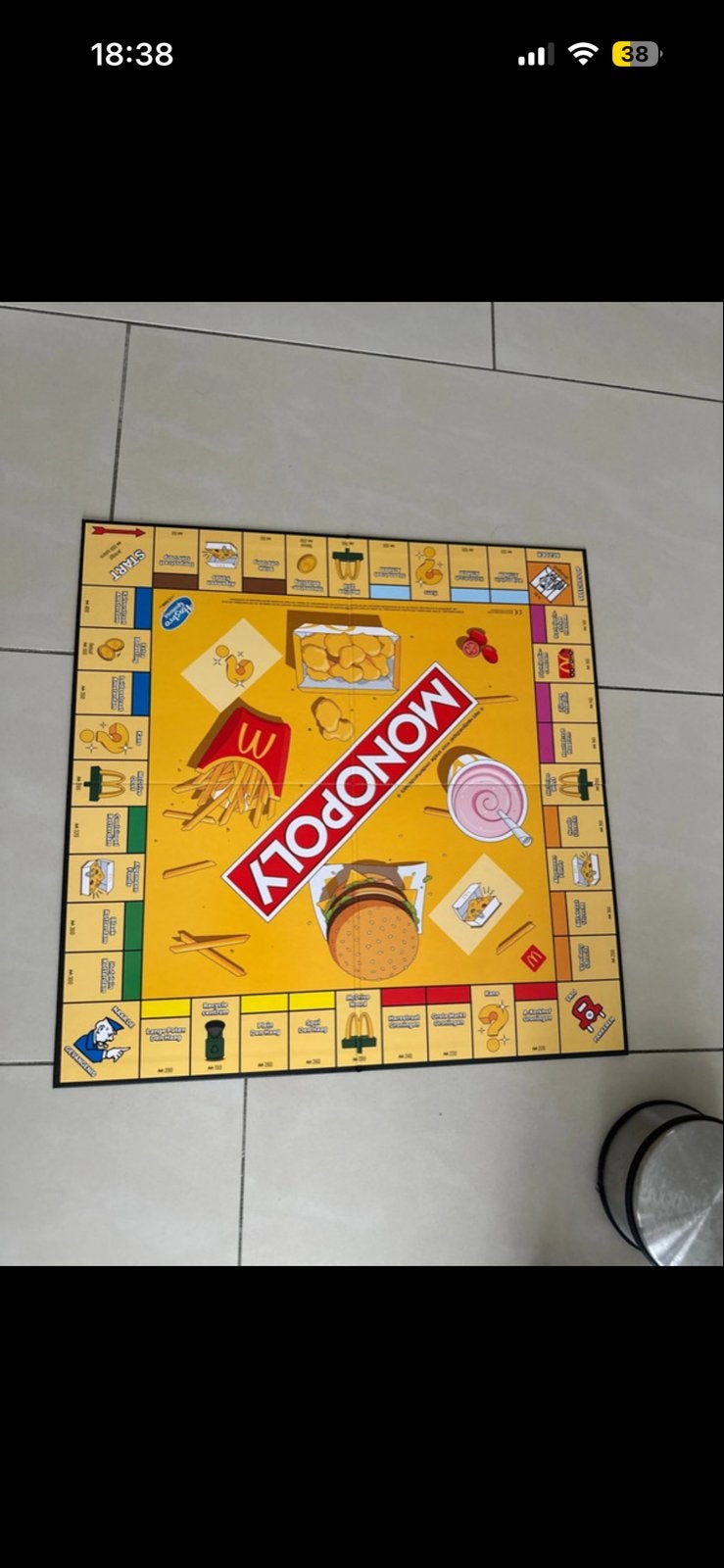 Monopoly McDonald's Editie Bordspel - Zo goed als nieuw, Drie of vier spelers, Ophalen, Zo goed als nieuw