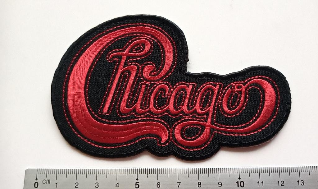 Chicago vrij  mooie shaped logo patch c282, Verzenden, Nieuw, Kleding
