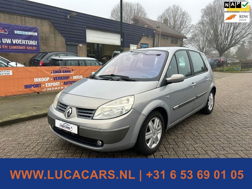 Renault Scénic 2.0-16V Expression Comfort NIEUWE APK!, Auto's, Renault, Bedrijf, Te koop, Scénic, ABS, Airbags, Airconditioning