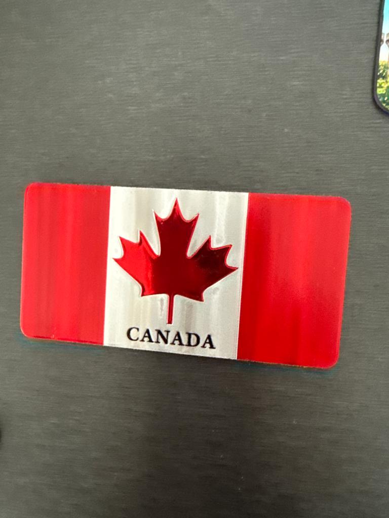 Canada vlag magneet - souvenir, Ophalen of Verzenden, Zo goed als nieuw