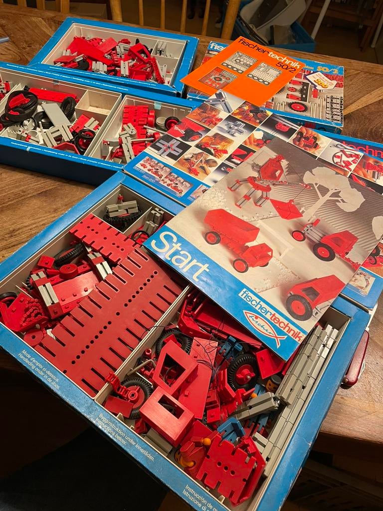 3 dozen Fischer Technik, Ophalen of Verzenden, Zo goed als nieuw