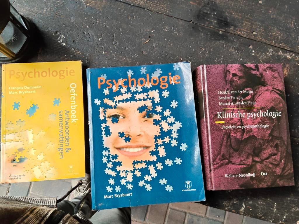 Psychologie boeken en oefenboek, Ophalen of Verzenden
