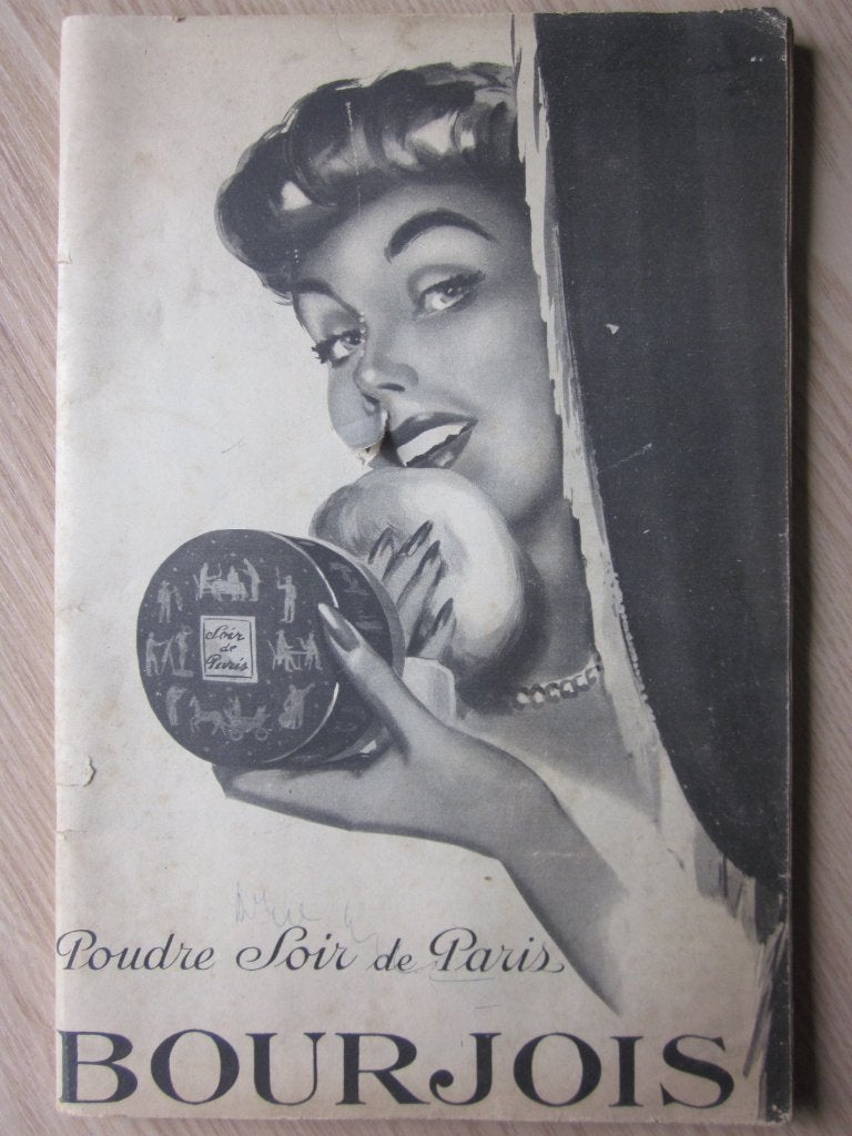 Poudre Soir de Paris Bourjois, Ophalen of Verzenden, 1940 tot 1960, Buitenland, Tijdschrift
