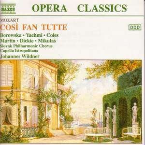 MOZART Cosi fan tutte 3 - CD COMPLETE WILDNER NAXOS, Cd's en Dvd's, Cd's | Klassiek, Boxset, Gebruikt, Opera of Operette, Ophalen of Verzenden