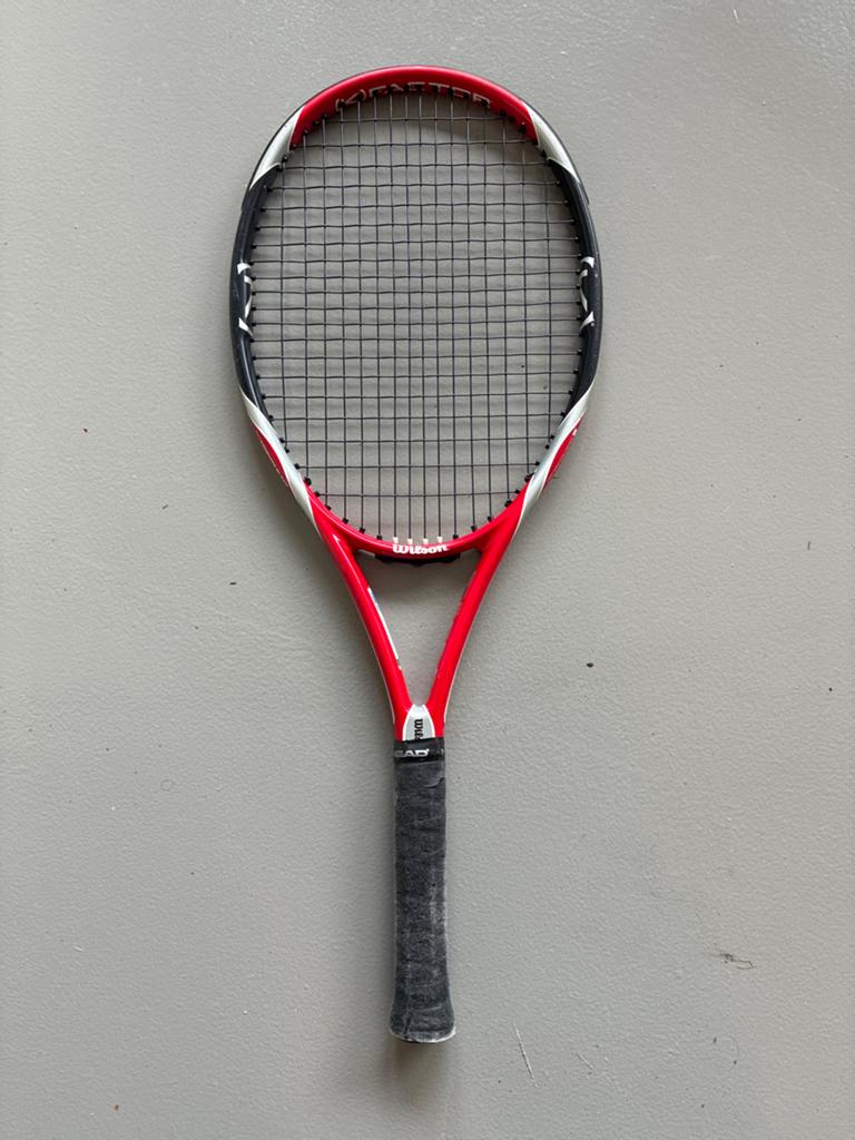 Wilson Tennissracket - K Factor L3 264gr, Sport en Fitness, Tennis, L4, Ophalen of Verzenden, Zo goed als nieuw, Wilson