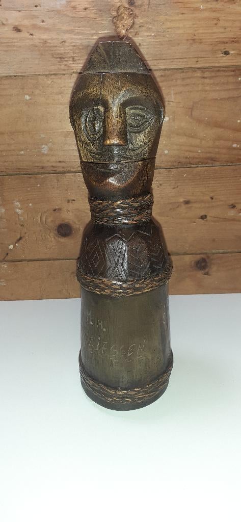 Ambete (of Mbete) reliekschrijnfiguur Afrika (540), Ophalen of Verzenden, Gebruikt