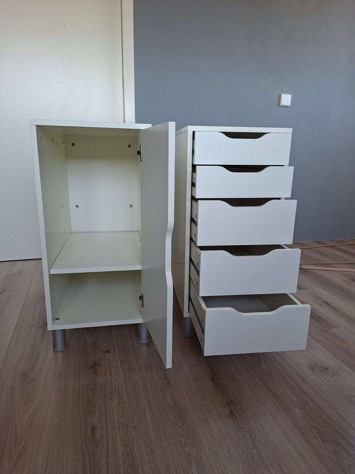 Ikea Vika Alex kastjes op Besta pootjes, Ophalen of Verzenden, Gebruikt