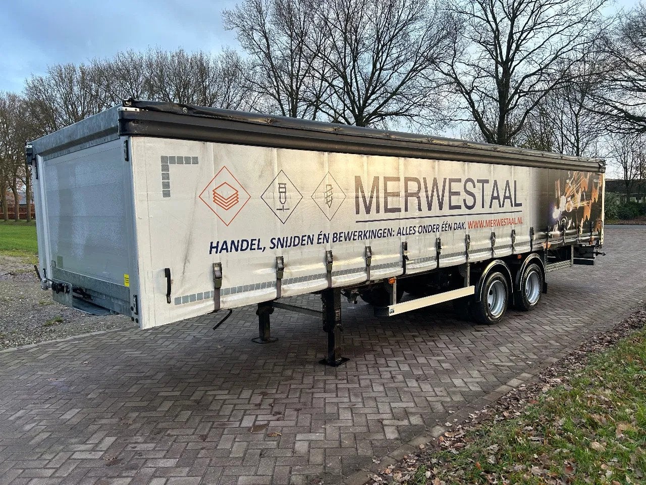 Bunk Be oplegger 10 TON schuifzeilen en schuifdak 2019, Overige brandstoffen, Wit, Origineel Nederlands, Bedrijf