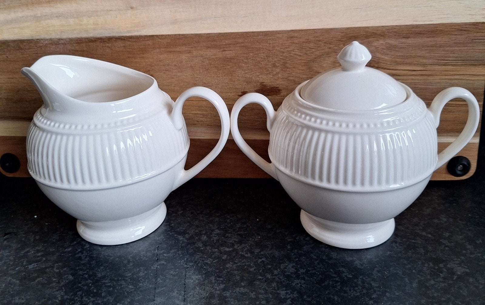 Wedgwood Windsor roomstelletje, Ophalen of Verzenden, Zo goed als nieuw, Bord(en), Wedgwood