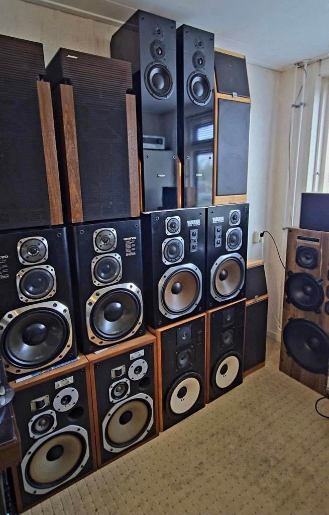 Kenwood LS-P9200, Audio, Tv en Foto, Luidsprekers, Zo goed als nieuw, 120 watt of meer, Front, Rear of Stereo speakers, Ophalen