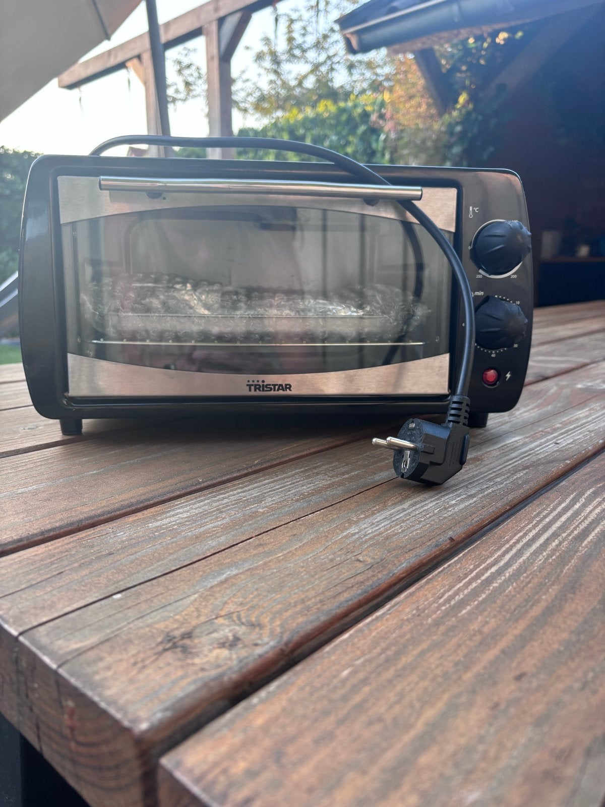 Tristar Mini-oven voor op de camping, Witgoed en Apparatuur, Ovens, Zo goed als nieuw, Vrijstaand, Mini-oven, Tristar, Minder dan 45 cm