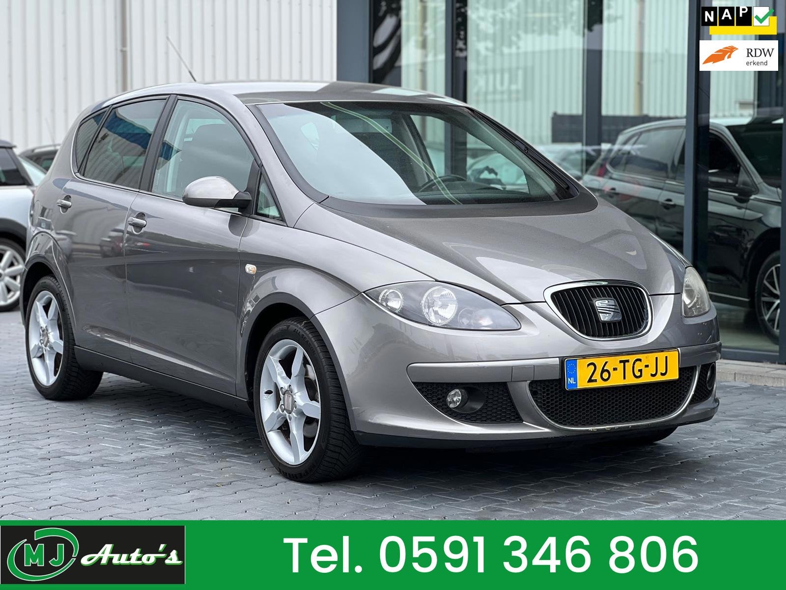 Seat Altea 1.6 LIFESTYLE AIRCO LMV LPG-G3, Stof, Gebruikt, 4 cilinders, Grijs