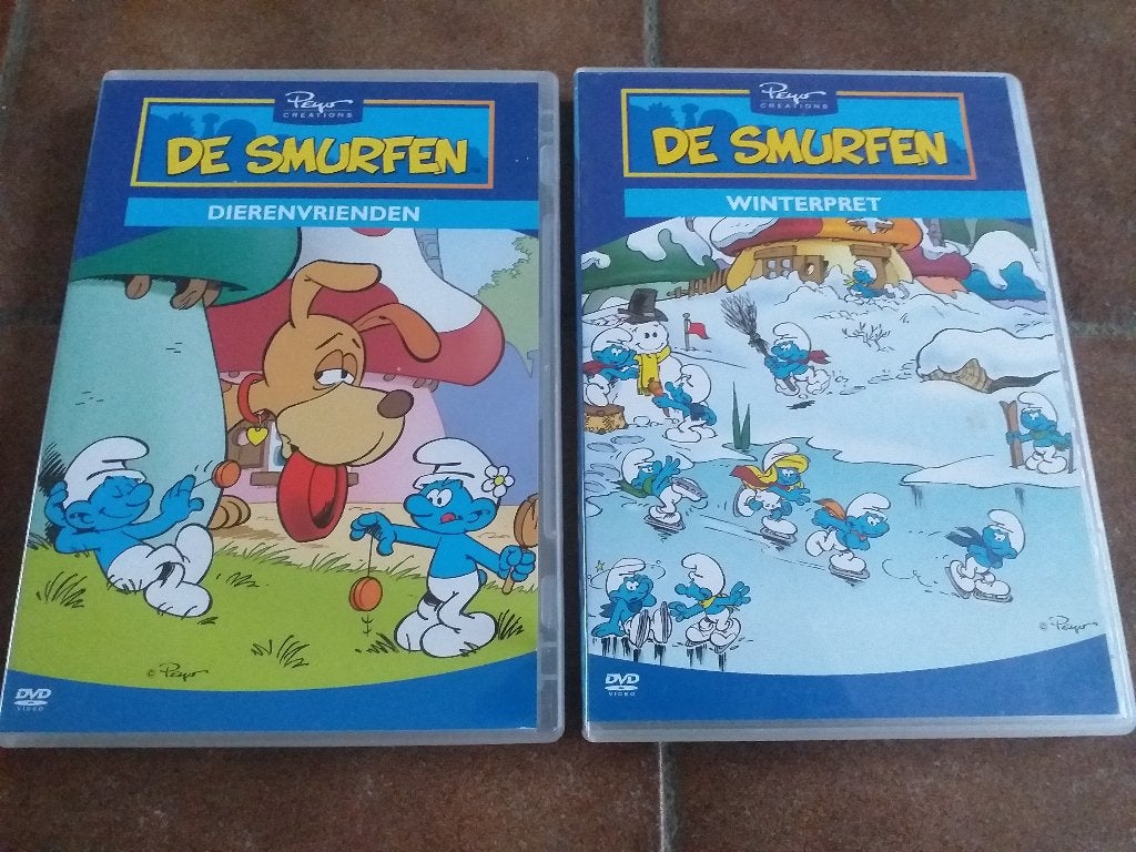 De Smurfen Winterpret + Dierenvrienden Dvd, Alle leeftijden, Ophalen of Verzenden, Zo goed als nieuw, Overige genres