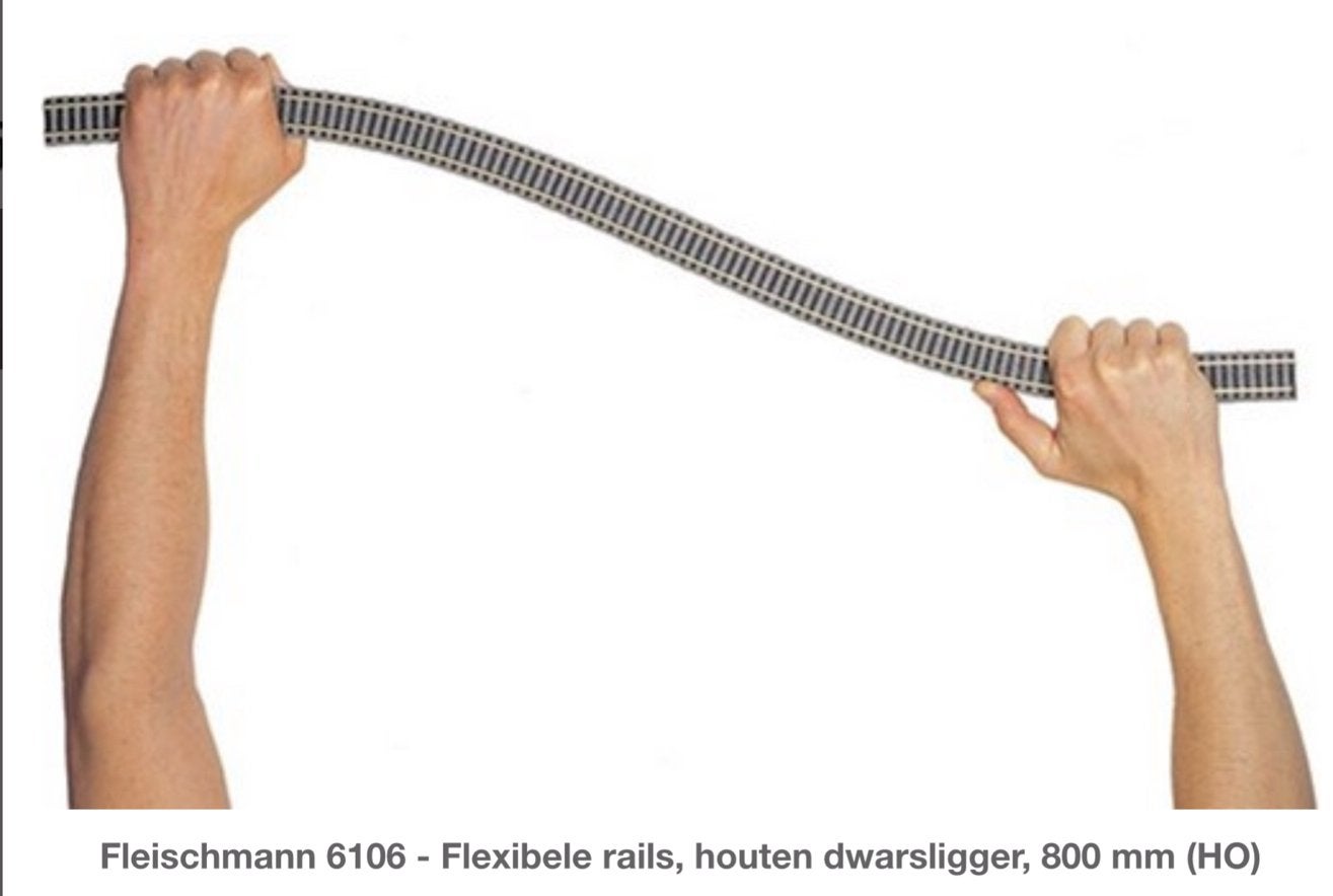 Fleischmann Profi Flexrails, Hobby en Vrije tijd, Gebruikt, Gelijkstroom, Fleischmann, Rails