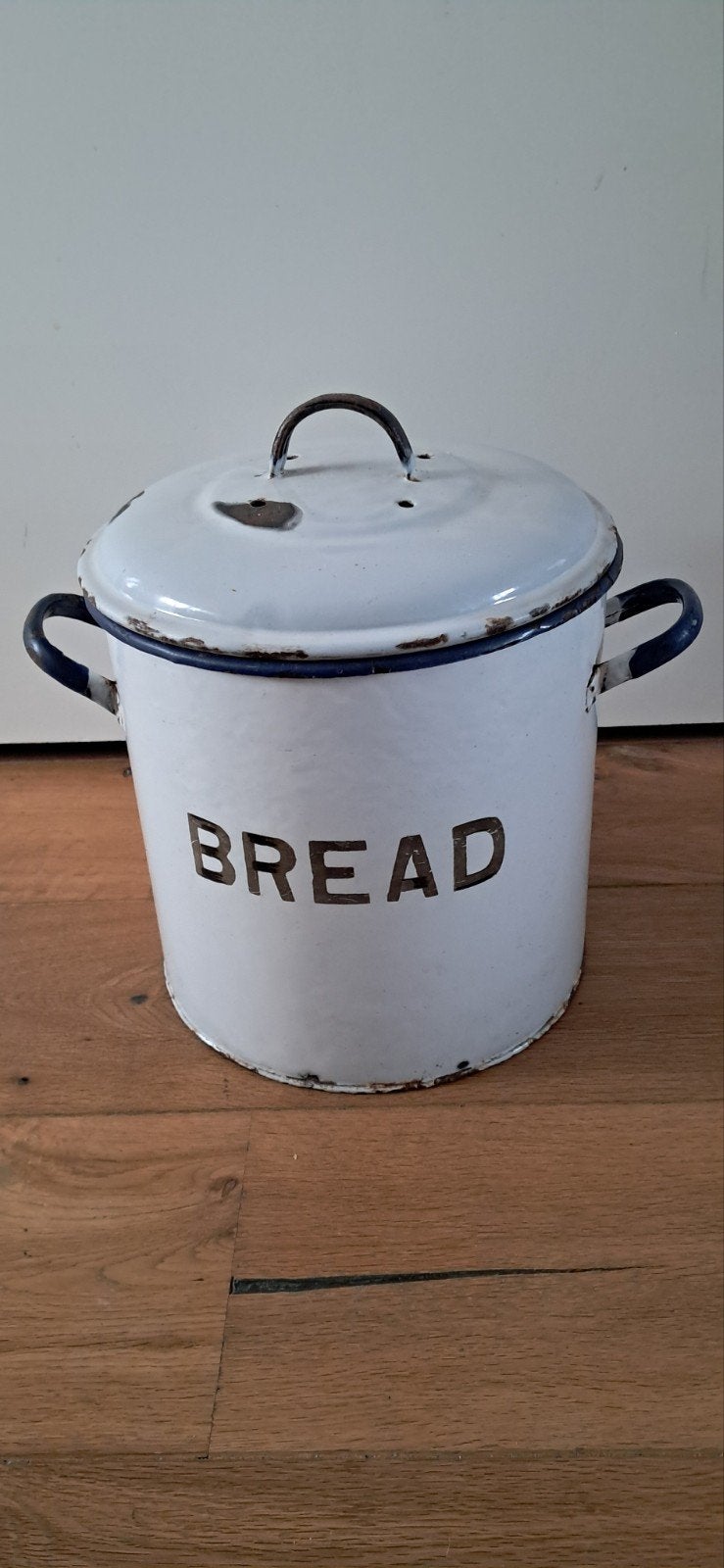 Emaille Broodketel:, Ophalen of Verzenden