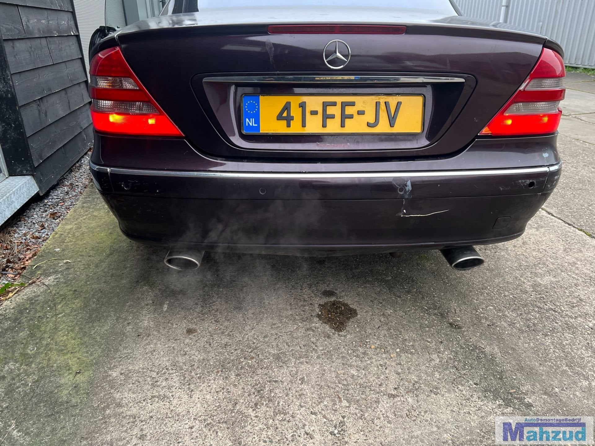 MERCEDES CL (215) Paars 182 achterbumper 1999-2005, Gebruikt, Mercedes-Benz AG, Mercedes-Benz, Ophalen of Verzenden