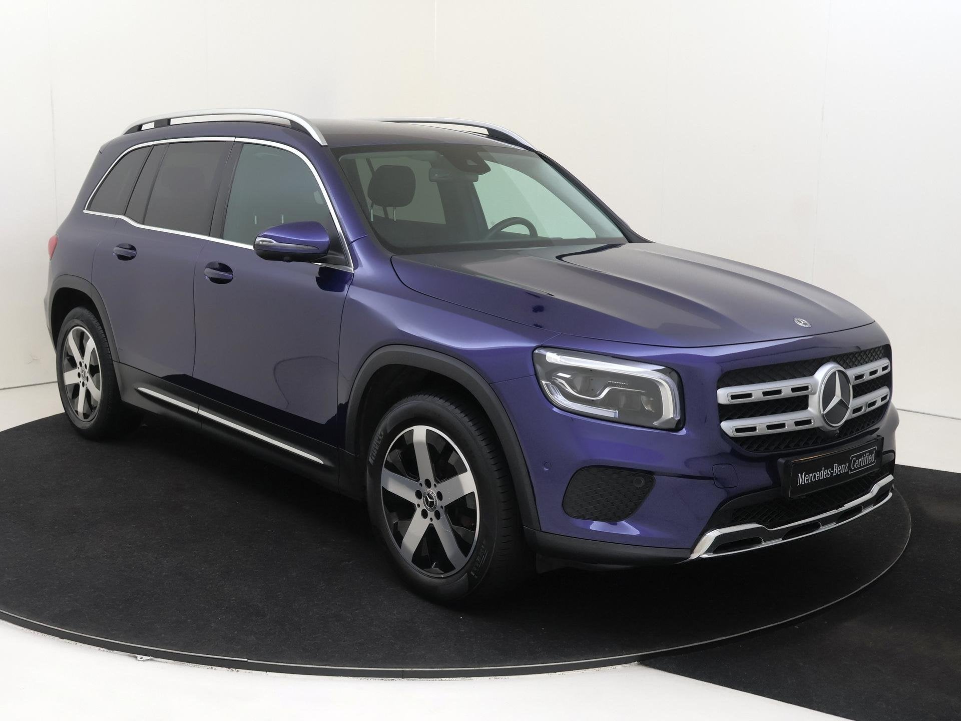 Mercedes-Benz GLB 200 Luxury-Line / Memory-Stoelen / 360Grad, Auto's, 4 cilinders, Blauw, Leder en Stof, 163 pk