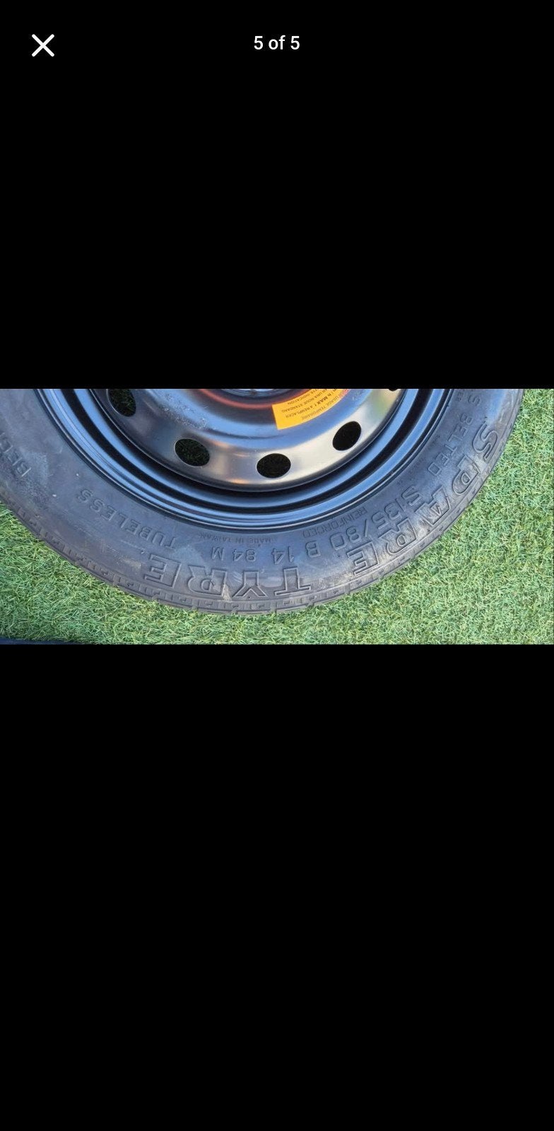14 inch ruimtebesparend reservewiel - Pirelli, Ophalen