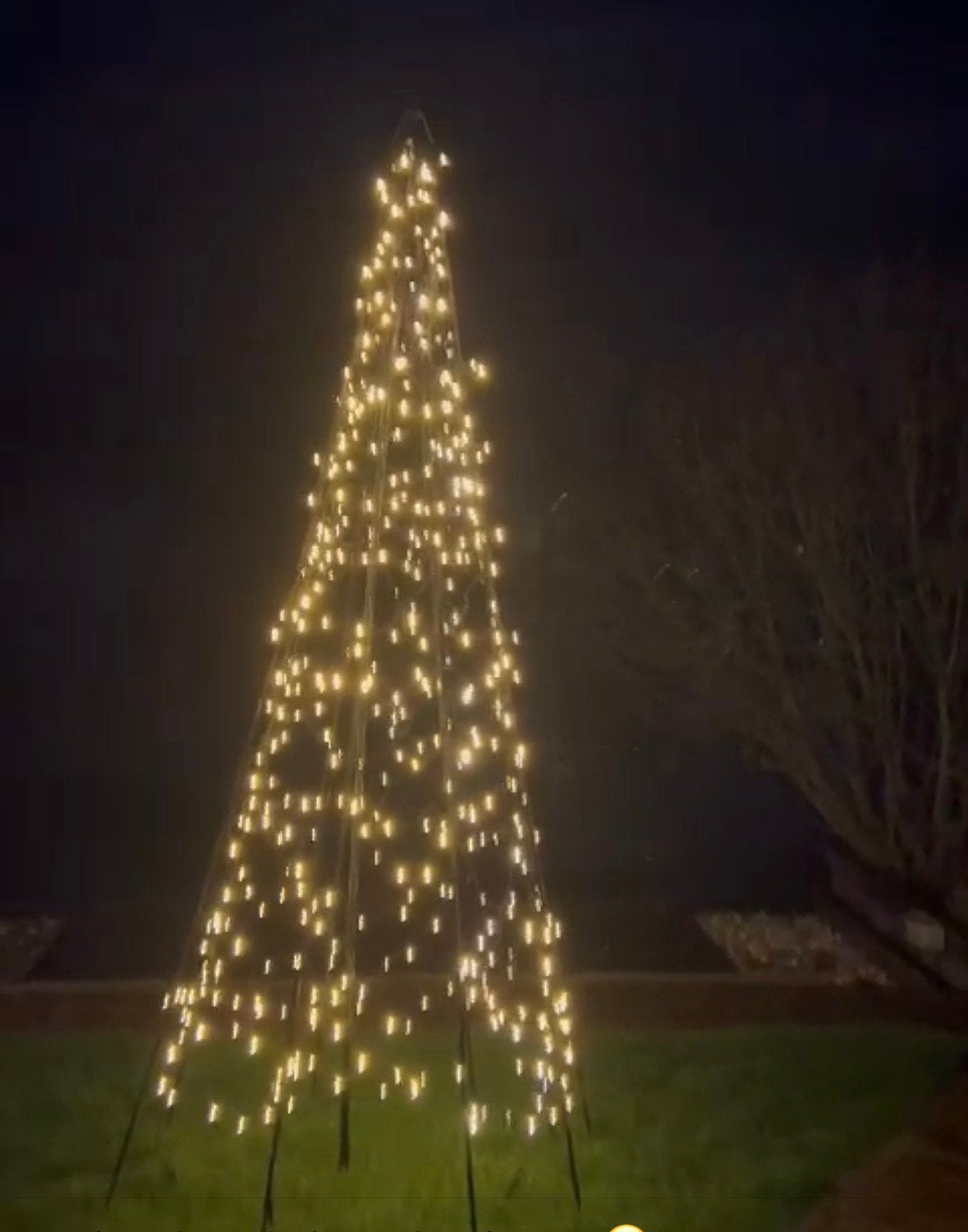 Fairybell Buiten licht kerstboom 3 meter, led verlichting, Ophalen, Gebruikt