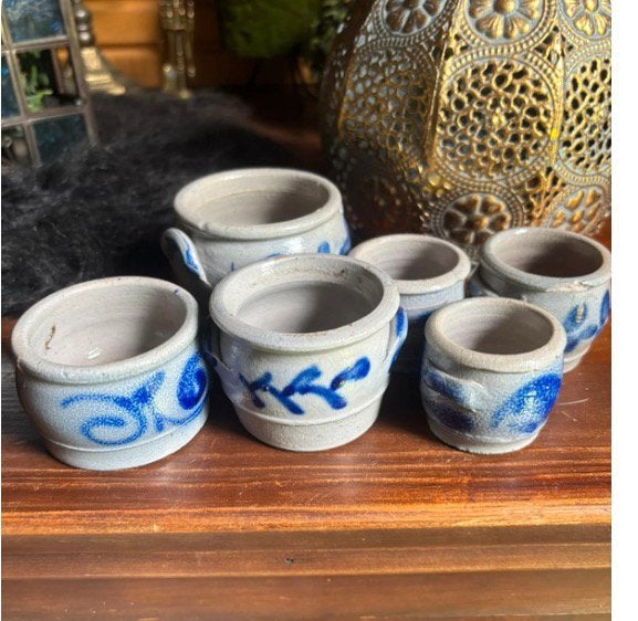 6 kleine keulse potjes, Ophalen of Verzenden