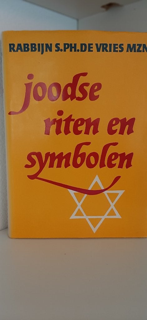 Joodse riten en symbolen, rabijn S.Ph.de Vries Mzn, Ophalen of Verzenden, Zo goed als nieuw, Christendom | Protestants