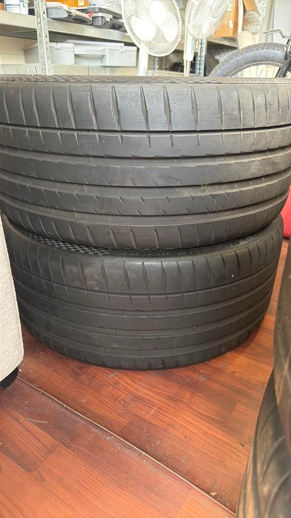2 stuks Michelin Pilot Sport 4s 255/30/ZR21, Ophalen, Gebruikt, 295 mm, 21 inch