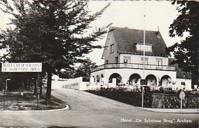 Arnhem De Schelmse Brug, Ophalen of Verzenden, 1960 tot 1980, Gelopen, Gelderland