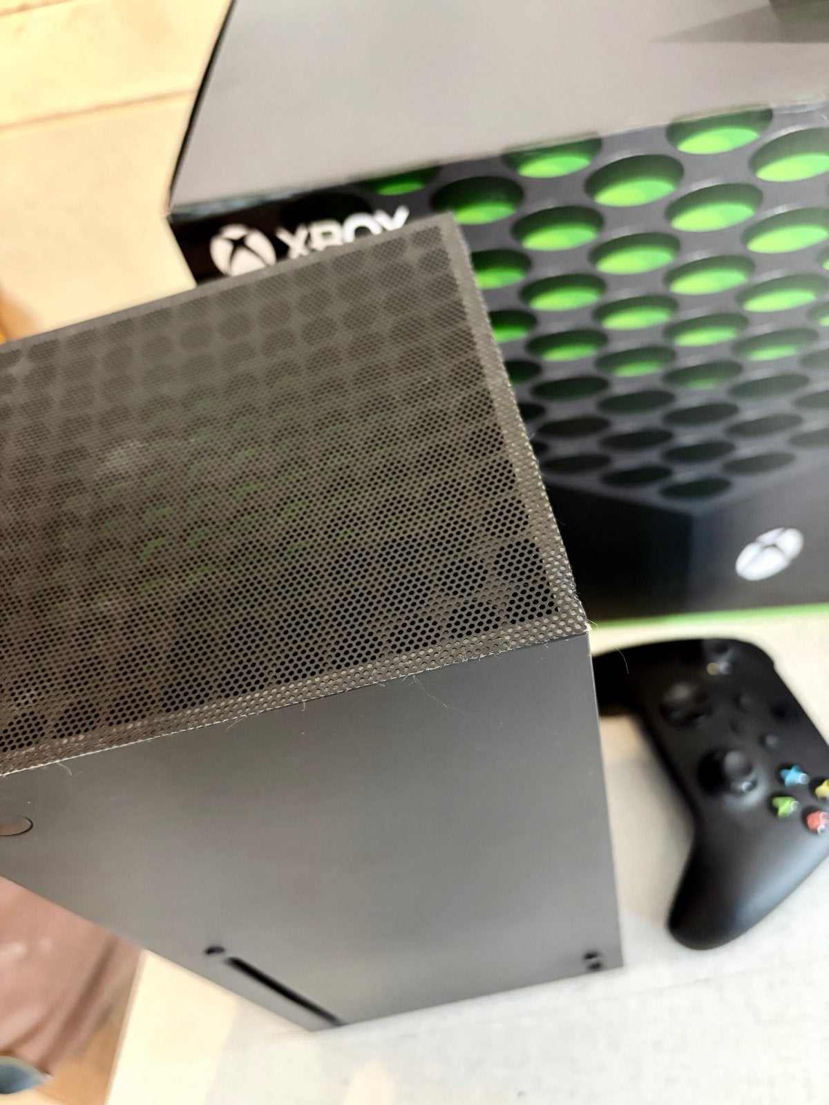 Xbox Series X 1TB SSD met controller en doos, Ophalen, Zo goed als nieuw, Xbox Series X