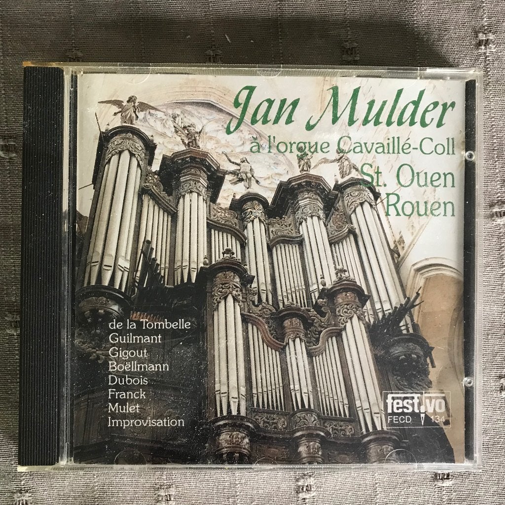 Jan Mulder - Orgel Cavaille-Coll St. Ouen Rouen Festivo CD, Gebruikt, Overige componisten, Overige typen, Ophalen of Verzenden