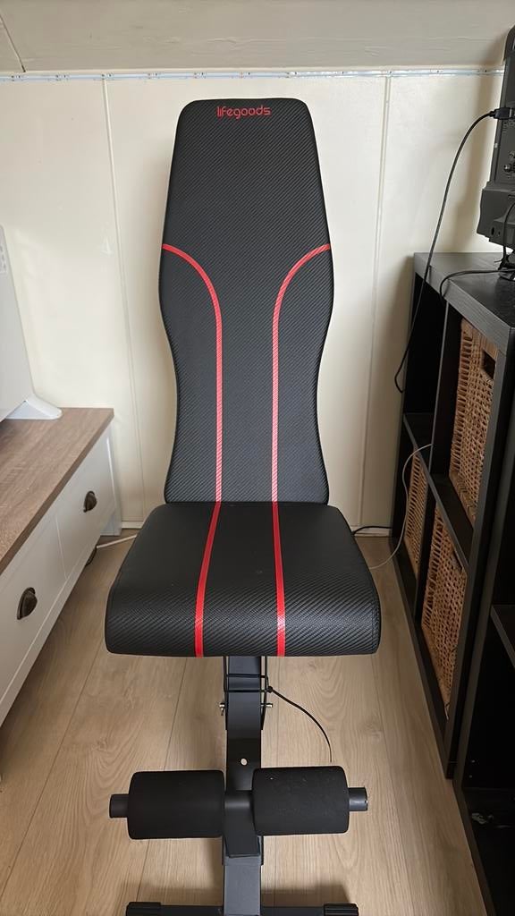 Bench bankje, Sport en Fitness, Fitnessmaterialen, Ophalen, Zo goed als nieuw, Fitnessbank